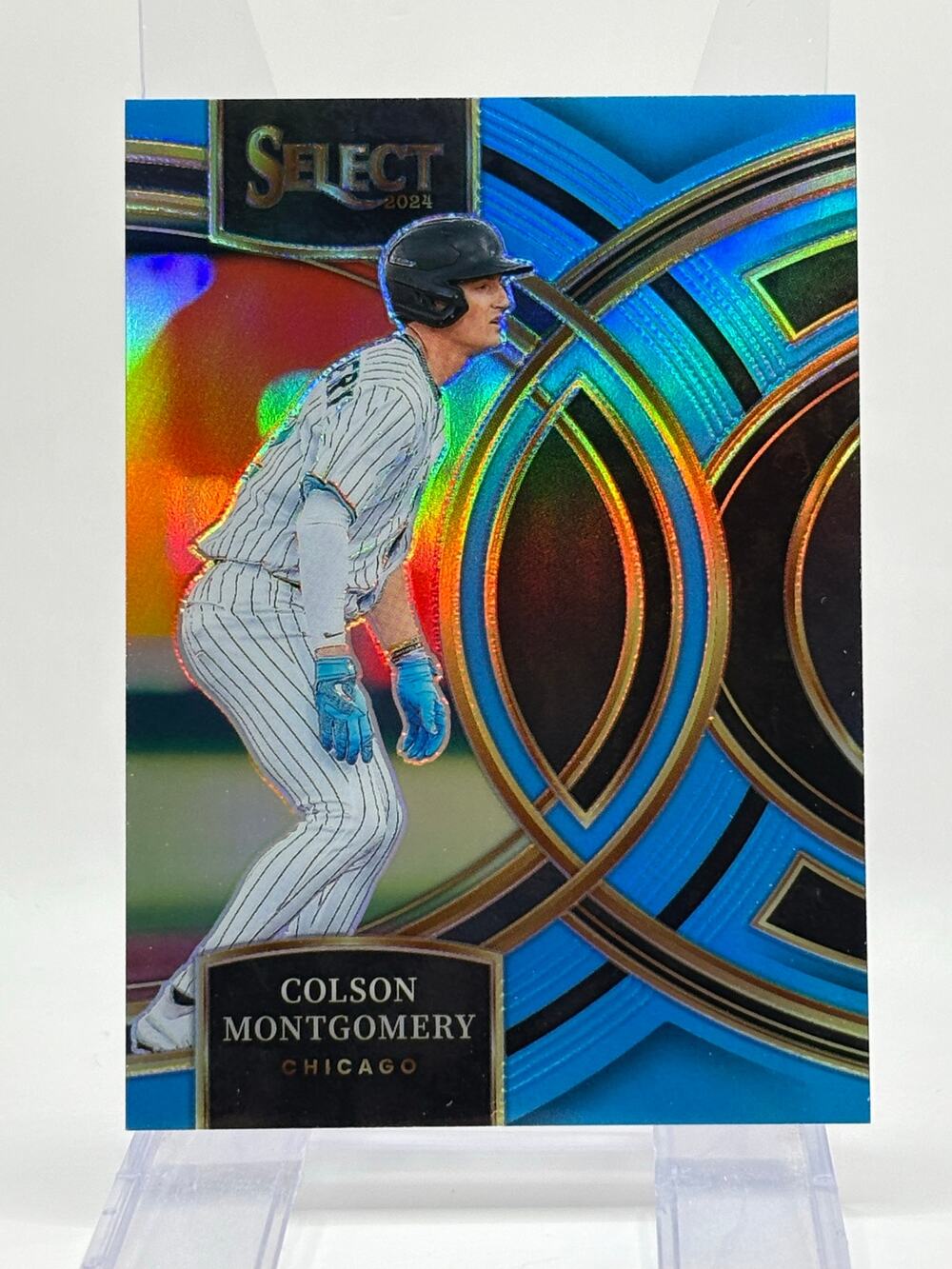 2024 Panini Select Colson Montgomery Premier Level Blue Prizm 24/199 SP WhiteSox